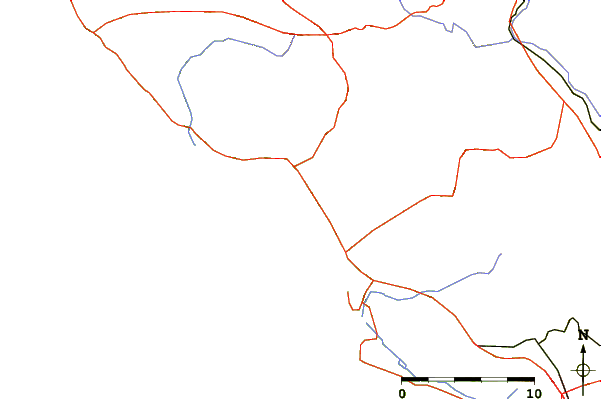Roads and rivers around Studio Drive
