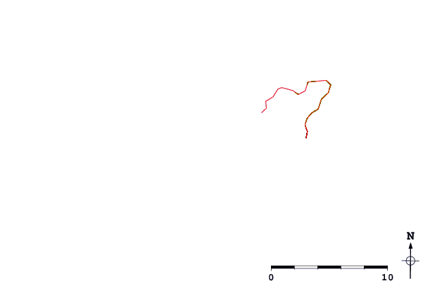 Roads and rivers around Suckers
