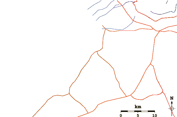 Roads and rivers around Suicides