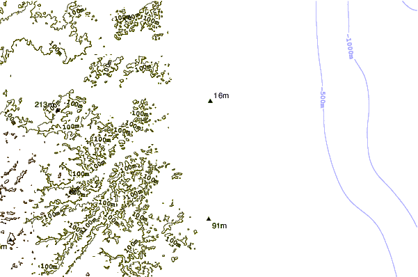 Shoreline around Sul