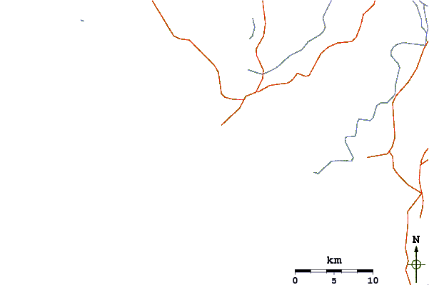 Roads and rivers around Sulima