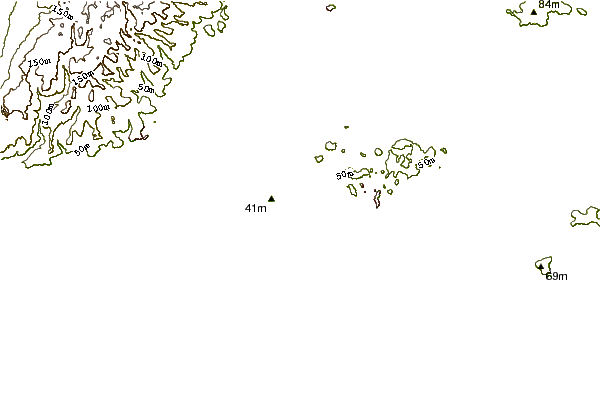 Shoreline around Summerland Bay