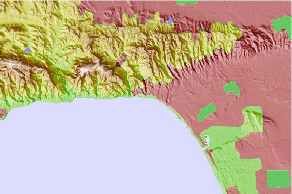 Surf spots located close to Sunset Boulevard