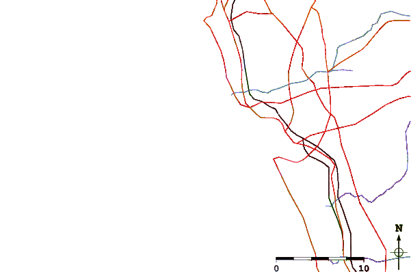 Roads and rivers around Sunset Cliffs