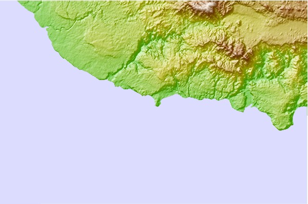 Surf spots located close to Sunset Left