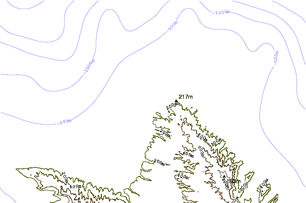 Shoreline around Sunset Point/Vals Reef