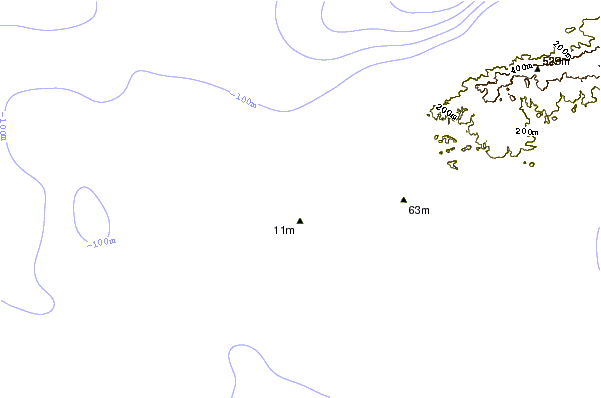Shoreline around Sunset