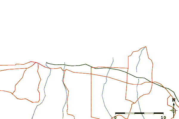 Roads and rivers around Super green