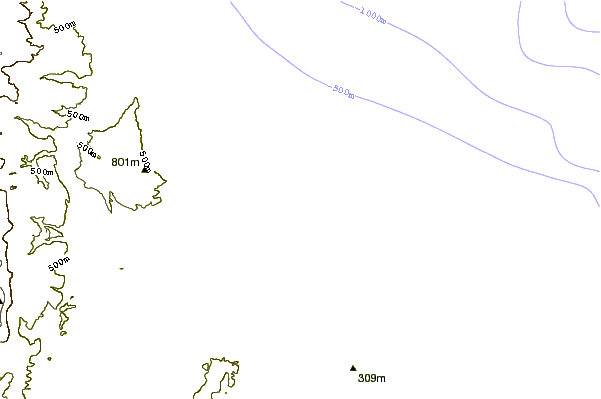 Shoreline around Sur