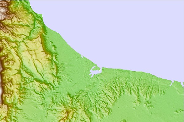 Surf spots located close to Sur