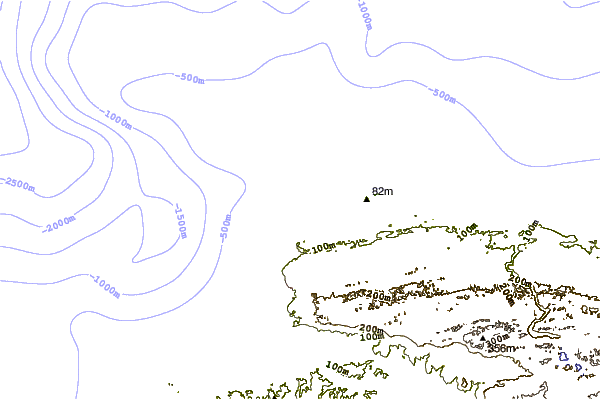 Shoreline around Surfers Beach