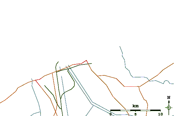 Roads and rivers around Surfer's Paradise