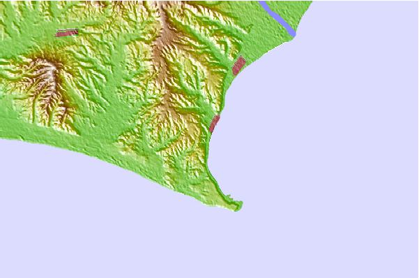Surf spots located close to Susuki