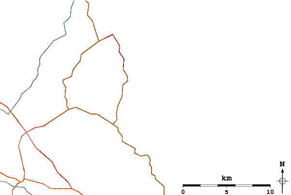 Roads and rivers around Sutton-on-Sea