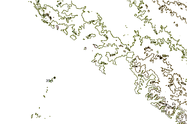 Shoreline around Suzac