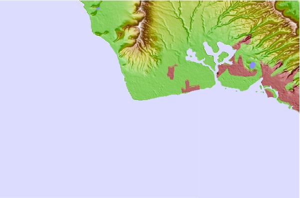 Surf spots located close to Swabbyland