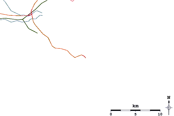 Roads and rivers around Swanage