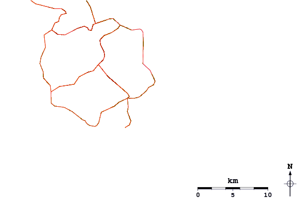 Roads and rivers around Sykia Beach
