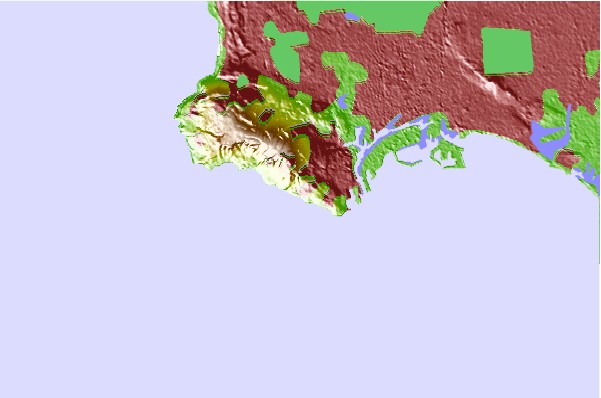 Surf spots located close to TCs