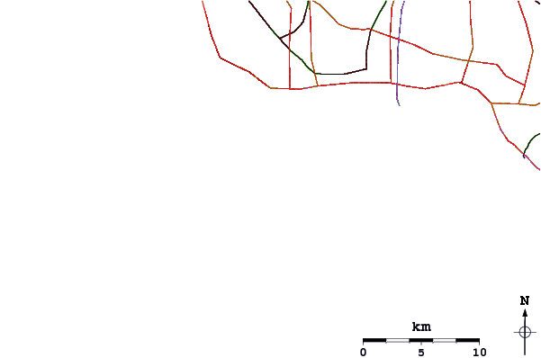 Roads and rivers around TCs