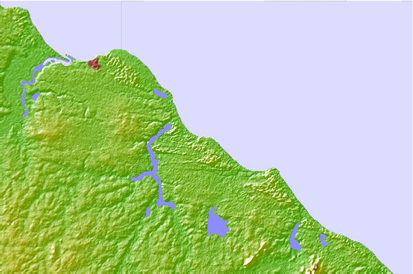 Surf spots located close to Tabinha