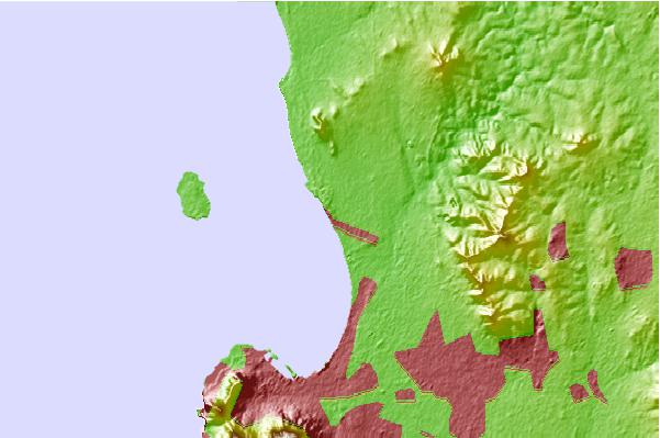 Surf spots located close to Tableview
