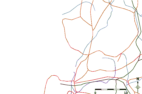 Roads and rivers around Tableview