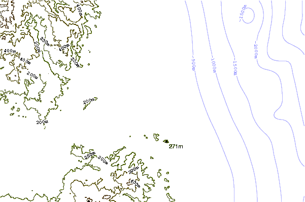 Shoreline around Tago River