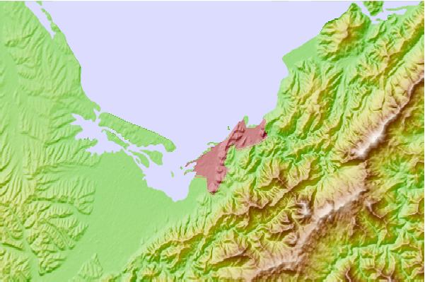 Surf spots located close to Tahunanui Beach