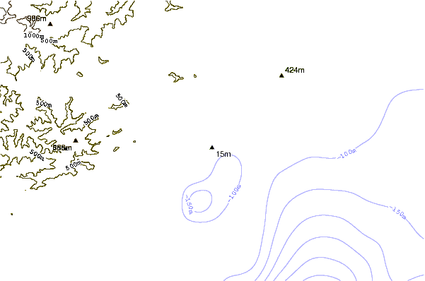 Shoreline around Tainohama