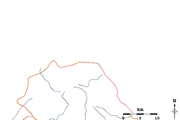 Roads and rivers around Takara