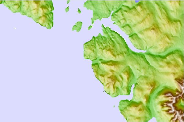 Surf spots located close to Talisker Bay (Skye)