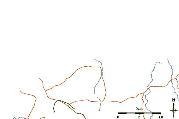 Roads and rivers around Tam O'Shanter