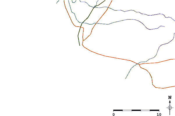 Roads and rivers around Tanchet