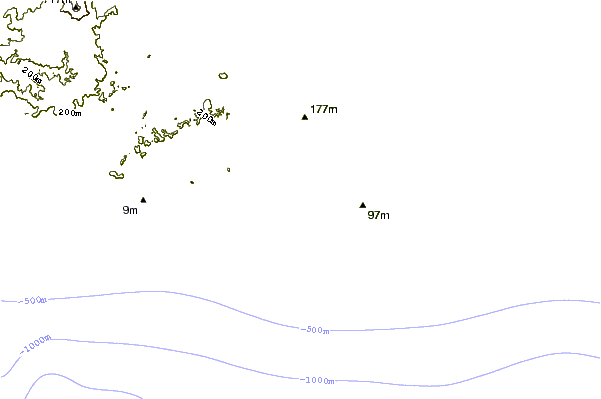 Shoreline around Tanjung A'an