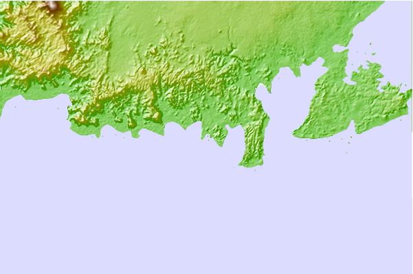 Surf spots located close to Tanjung A'an