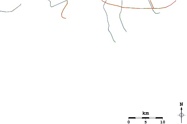 Roads and rivers around Tanjung A'an