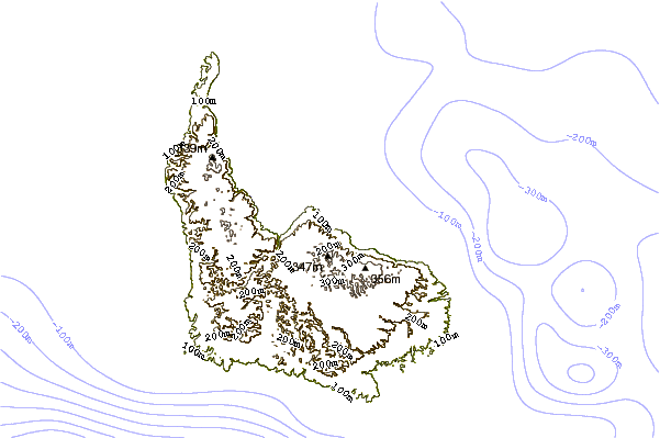 Shoreline around Tanjung Kucur