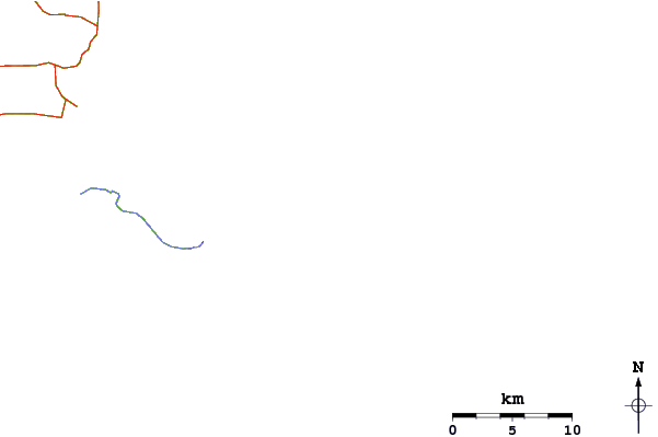 Roads and rivers around Tanjung Kucur