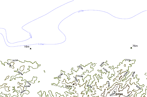 Shoreline around Tapia de Casariego