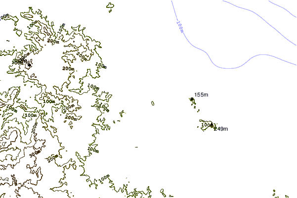 Shoreline around Tapuaetahi