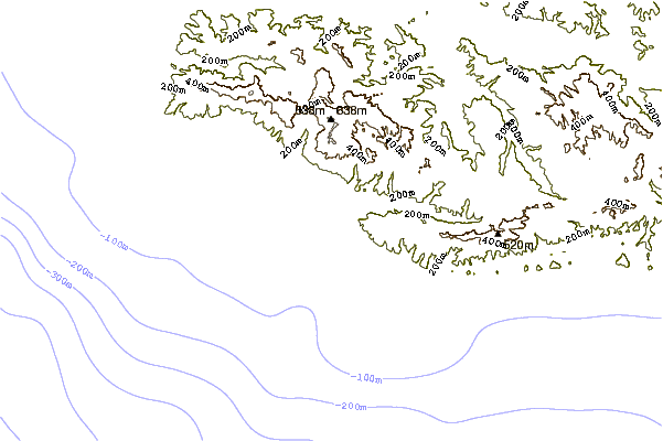 Shoreline around Tarantulas