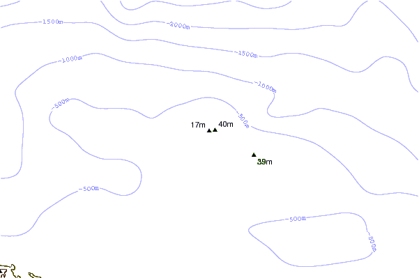 Shoreline around Tarawai