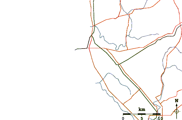 Roads and rivers around Tarcoola (Chanteez)