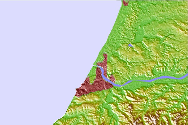 Surf spots located close to Tarnos - La Digue