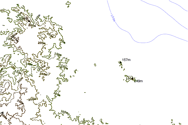 Shoreline around Taronui Bay