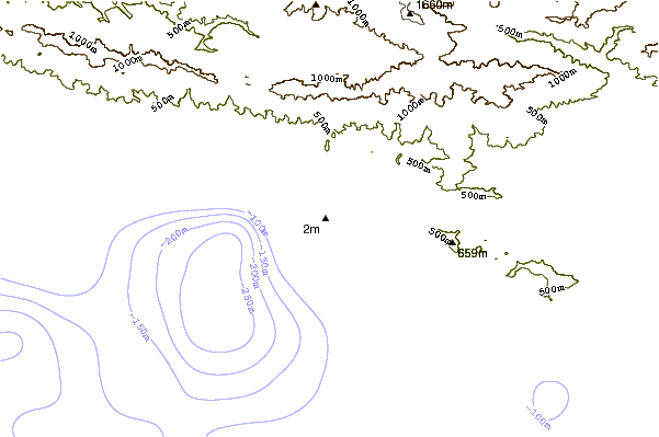 Shoreline around Tarpits