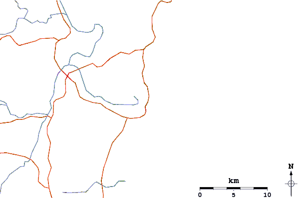 Roads and rivers around Tathra