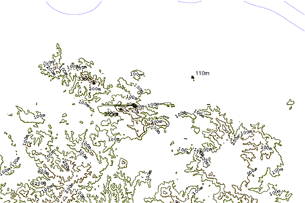 Shoreline around Taupo Bay