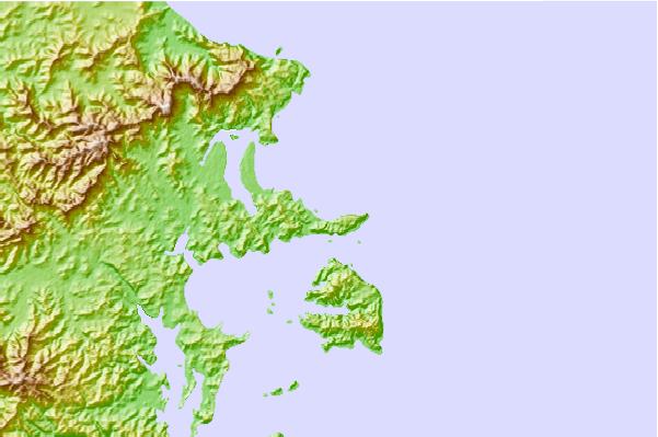 Surf spots located close to Tawharanui